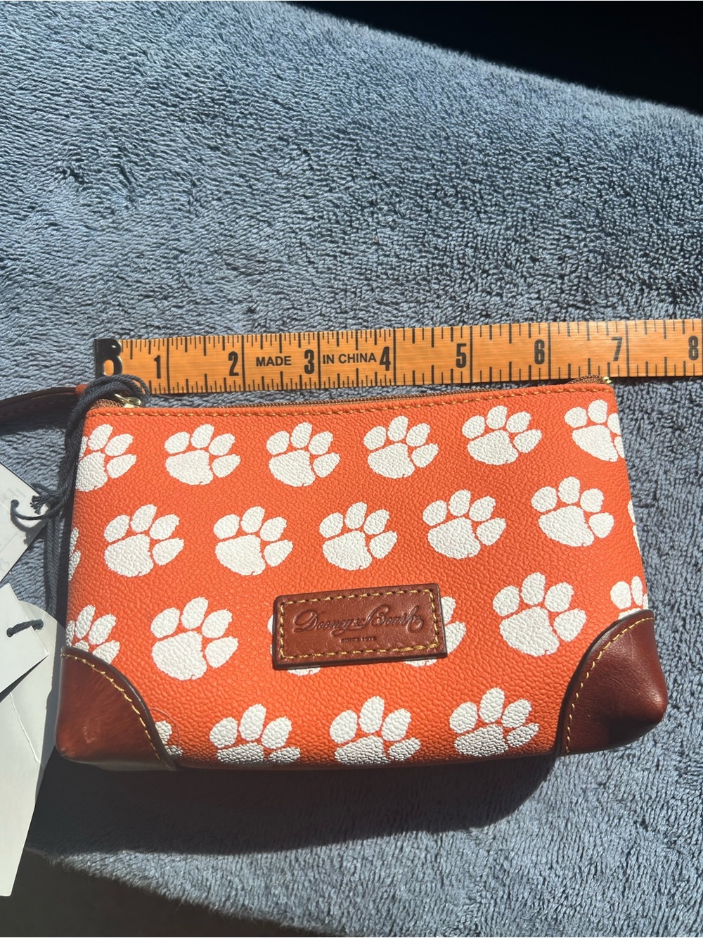 Dooney & Bourke Clemson Leather zipped wristlet - Picture 8 of 9